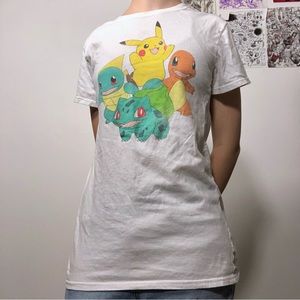 Worn Pokémon Brand Shirt.